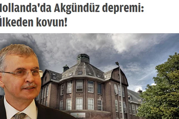Zaman Akgündüz'ü hedefe koydu