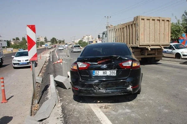 Başbakan'ın konvoyunda kaza