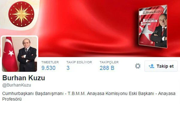 Burhan Kuzu'nun yeni görevi