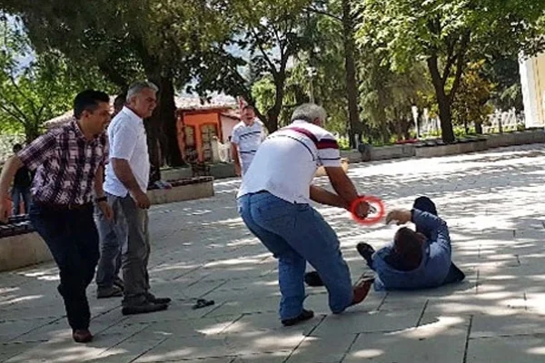 Bursa'da cinayet anı