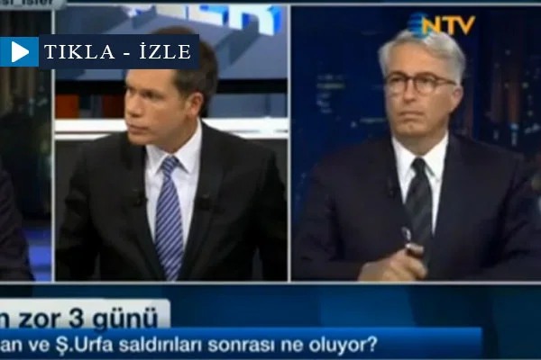 Canlı yayında 'Suruç' kavgası