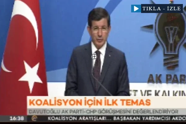 CHP ile görüşme sonrası ilk açıklama