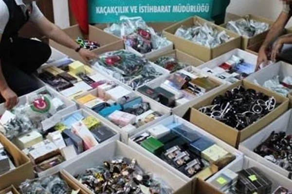 Dev kaçak eşya operasyonu