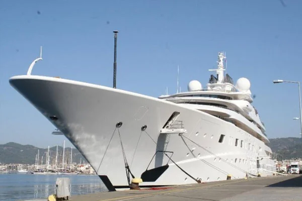 Dünyanın beşinci büyük yatı Marmaris'te