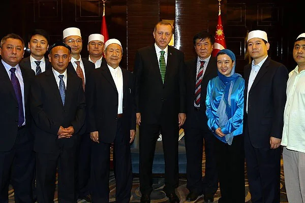 Erdoğan Çin İslam Cemiyeti ile görüştü