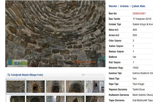 Eski cami ve kilise satılığa çıkarıldı