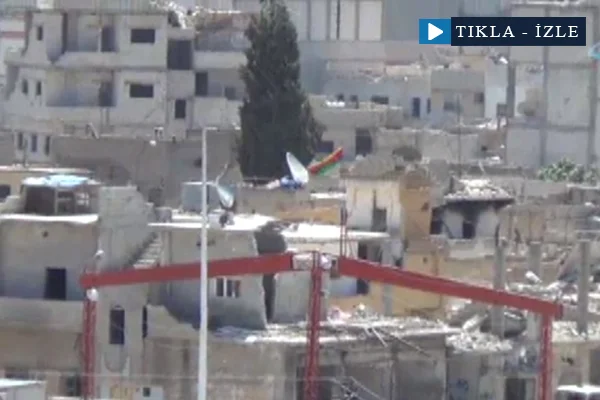 Kobani'deki tahribat böyle görüntülendi
