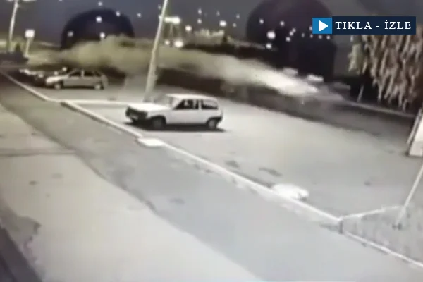Motosiklet havada metrelerce takla attı!