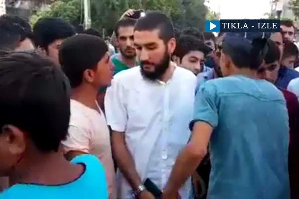 Suruç'ta sakallı gence linç girişimi