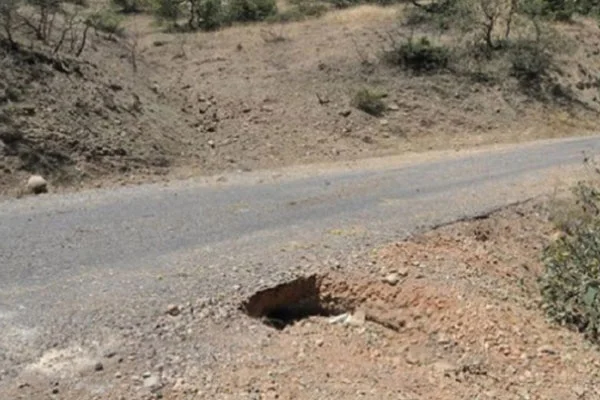 Tunceli'de tuzak son anda fark edildi