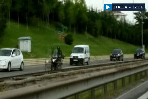 Zincirleme trafik ihlali kamerada