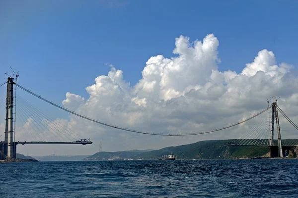 3. köprü denizden görüntülendi
