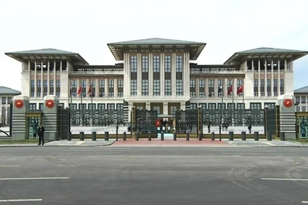 Cumhurbaşkanlığı Külliyesi'nde süpriz görüşme