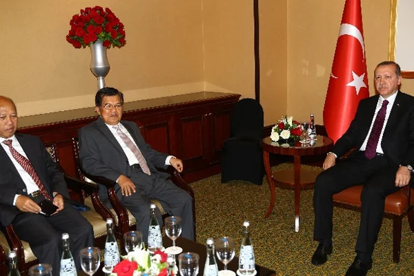 Erdoğan Kalla'yı kabul etti