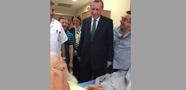 Erdoğan, Mehmet Kırkıncı'yı ziyaret etti