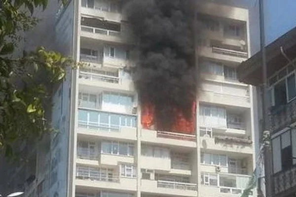 Mecidiyeköy'de yangın