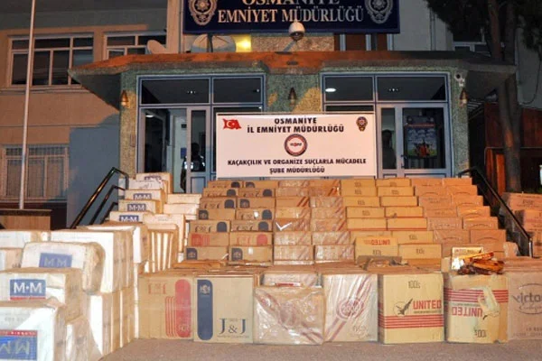 Osmaniye'de kaçak sigara operasyonu