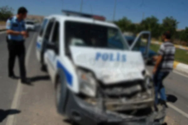 Polis aracı devrildi: 1 şehit