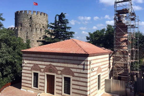 Rumeli Hisari'ndaki mescidin inşaatı bitiyor