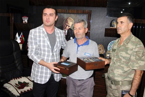 Saldırıyı önleyen sürücüye ödül