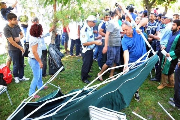 Soma davası polis müdahalesiyle başladı