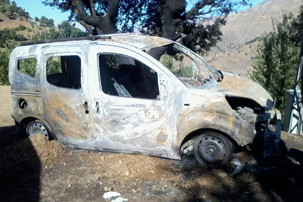 Adıyaman'da araç kundakladılar