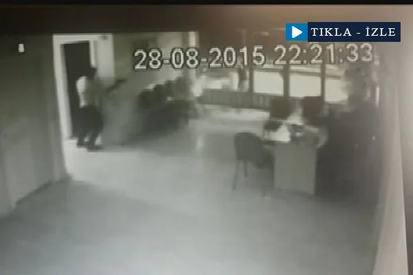 AK Parti ilçe binasına böyle saldırdılar