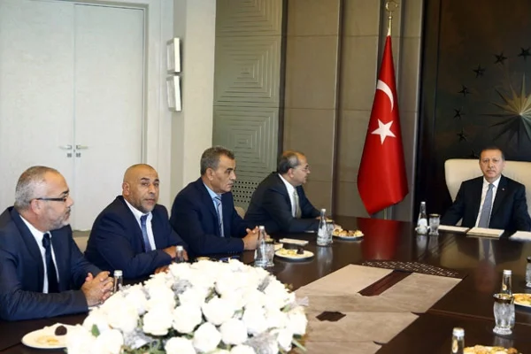 Cumhurbaşkanı Arap vekillerle görüştü