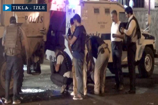 Diyarbakır'da polise roketli saldırı