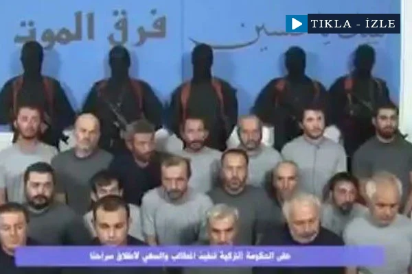 Irak'ta kaçırılan Türk işçilerden ilk görüntü