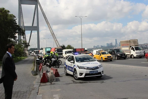İstanbul'da helikopter destekli trafik denetimi