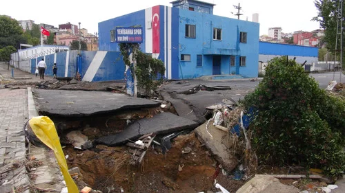 İstanbul'da korkunç manzara