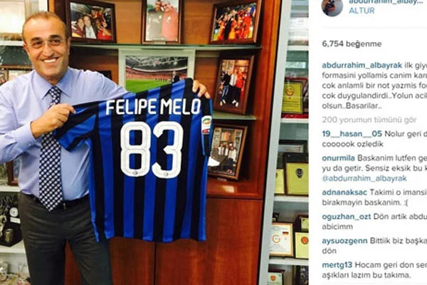 Melo'dan G.Saraylı'ya forma
