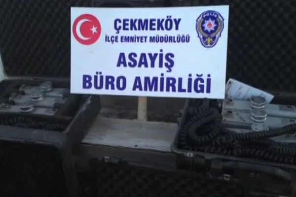 3. köprünün lazerlerini çaldılar