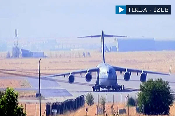 ABD uçakları Diyarbakır'da