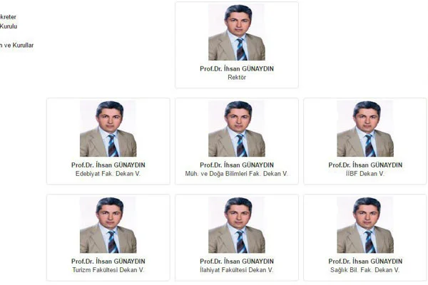 5 fakültenin dekanlığını rektör yapıyor