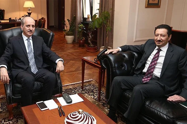 Kurtulmuş, Suudi Arabistan Büyükelçisi el-Hireyci'yi kabul etti