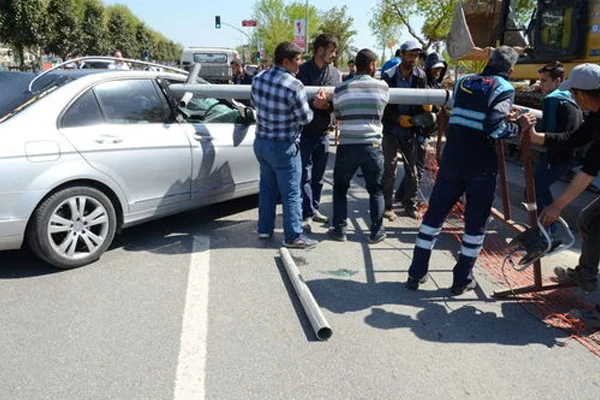 Maltepe sahilyolunda kaza