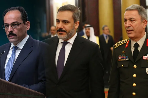 Hulusi Akar, İbrahim Kalın ve Hakan Fidan ABD'ye gitti