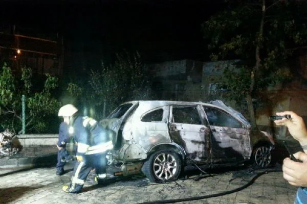 Otomobille birlikte 60 bin TL'de yandı