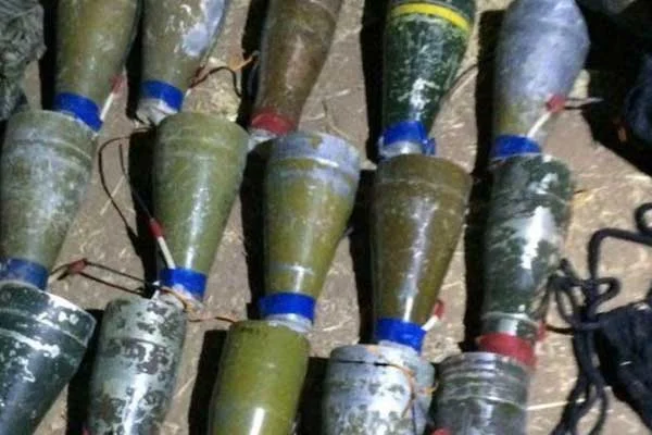 Cizre'de anti-tank roket başlıkları ele geçirildi