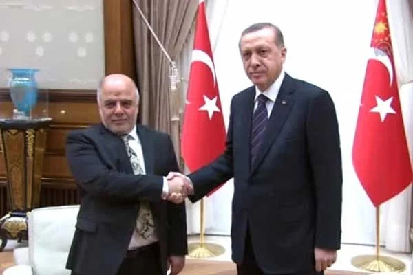 Cumhurbaşkanı Erdoğan, Irak Başbakanı İbadi ile görüşüyor