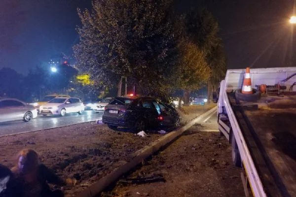 Sahil yolunda feci kaza: 5 kişi yaralandı