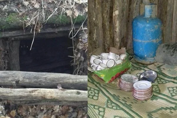 Muş'ta sığınakta yaşam malzemeleri ele geçirildi