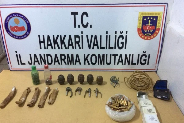 PKK'ya ait mühimmat bulundu