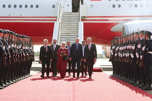 Erdoğan Almanya'da