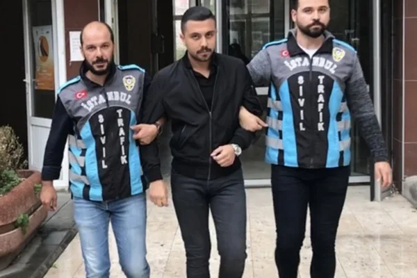 Gelin arabasıyla 'drift' yapan maganda yakalandı