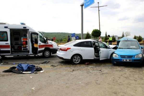 Muğla'da feci kaza kamerada
