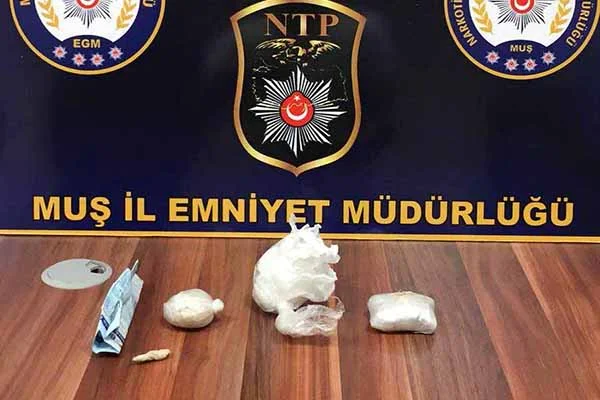 Muş'ta uyuşturucu operasyonu