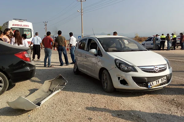 Osmaniye'de zincirleme trafik kazası: 5 yaralı